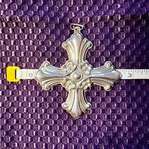 Sterling Silver Christmas Cross 1985 edition